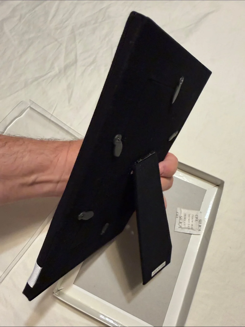IKEA Black Photo Frame with White 